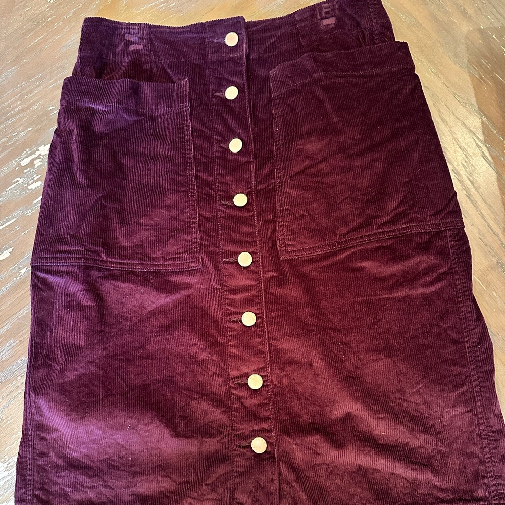 Corduroy Skirt